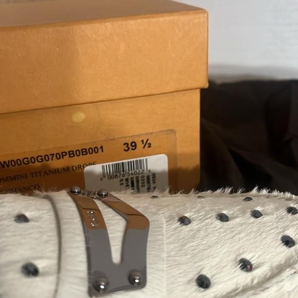 Tod”S Canel fur Loafers with Swarovski Stones size 39 1/2 like new - Picture 10 of 15